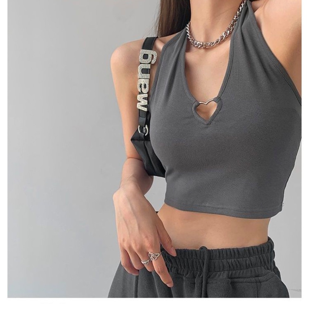 Gray tank top